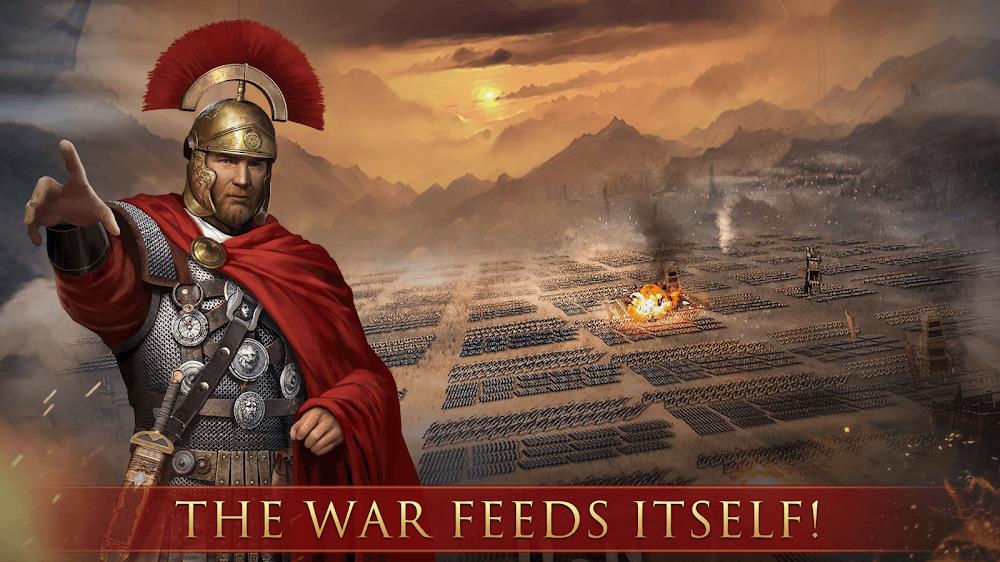 Grand War: Rome Strategy ဖန်သားပြင်ဓာတ်ပုံ 1