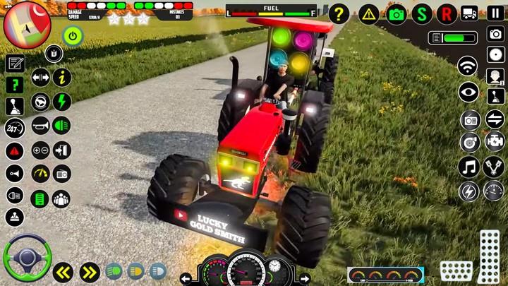 Real Farm Indian Tractor Game Schermafbeelding 2