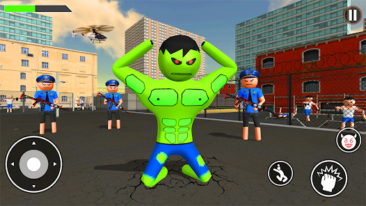 Incredible Monster: Superhero Prison Escape Games Schermafbeelding 2