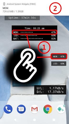 Android System Widgets Tangkapan skrin 2