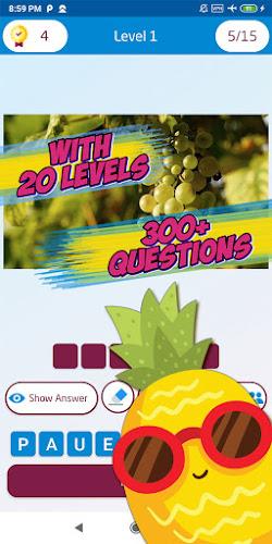 Guess the fruit name game Captura de pantalla 3