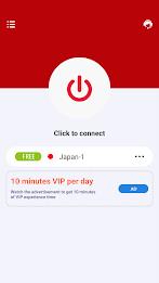 VPN Japan - JP VPN Proxy Скриншот 1