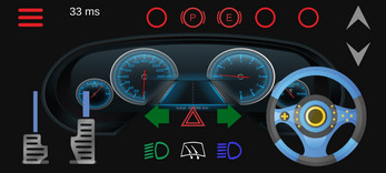 Steering Wheel Emulator(Euro Truck) Schermafbeelding 1