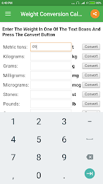 Weight Converter Ảnh chụp màn hình 1