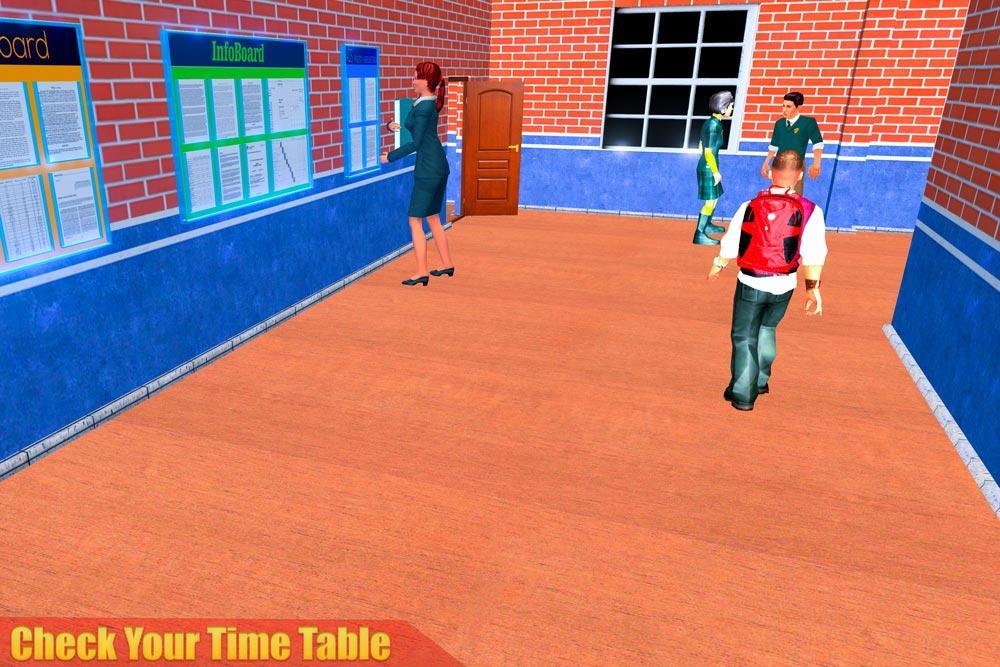 Virtual High School Teacher 3D Tangkapan skrin 2