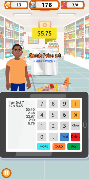 Supermarket Cashier Simulator Mod Ảnh chụp màn hình 2