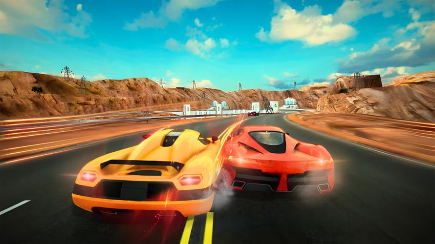 Street Car Racing-Nitro Fire Screenshot 1