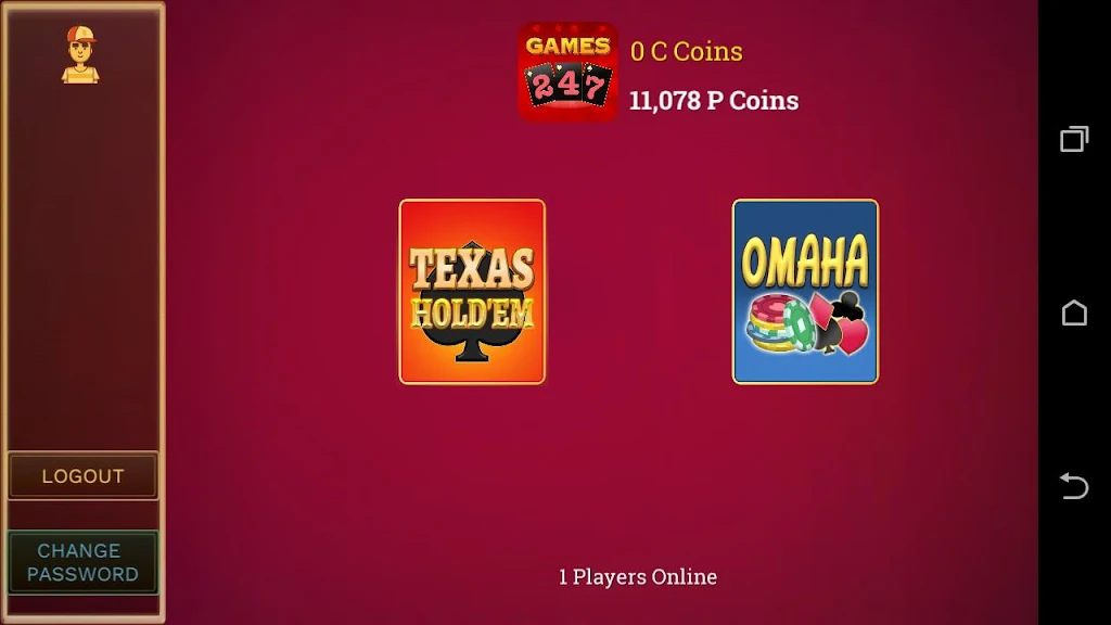 Games247 Casino Screenshot 2