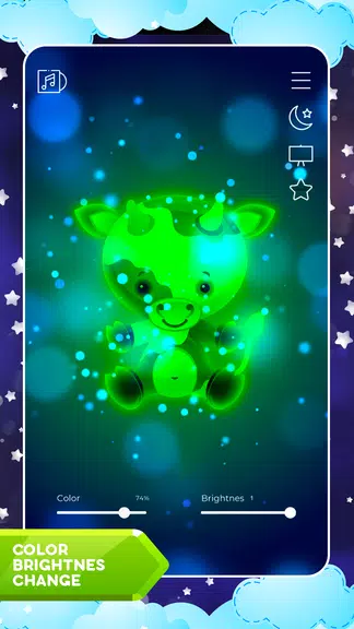 Baby night light - lullabies w Schermafbeelding 4