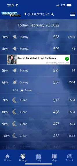 Schermata QC News Pinpoint Weather 2