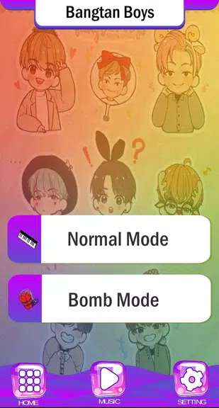 BTS Chibi Piano Tiles ภาพหน้าจอ 3