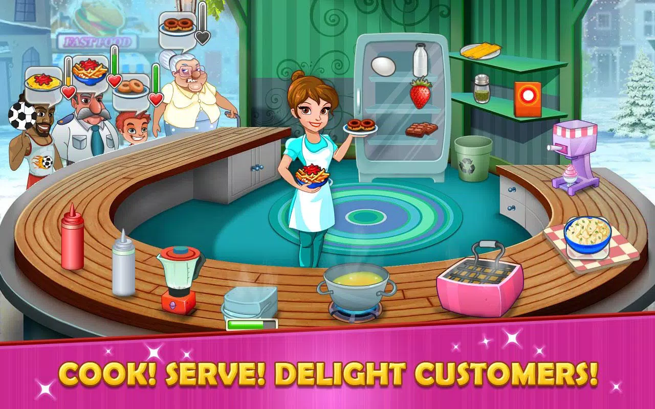 Kitchen story: Food Fever Game Zrzut ekranu 1