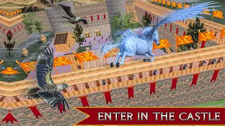 Flying Unicorn Horse Game Zrzut ekranu 2