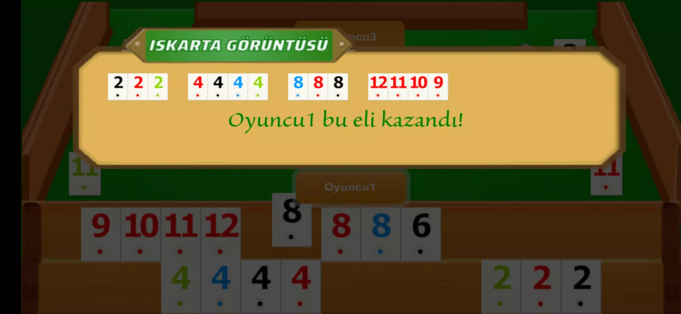 Düz Okey - İnternetsiz Screenshot 4