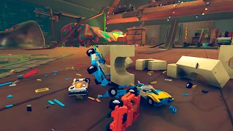 Blocky Toy Car Crash Online Screenshot 2