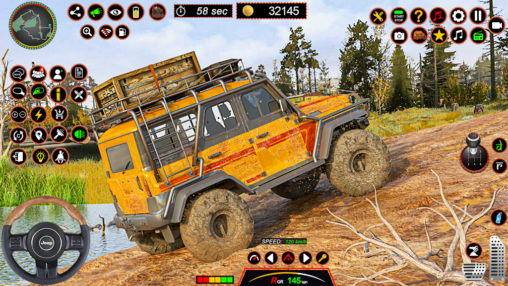 4x4 Jeep Driving Offroad Games Tangkapan skrin 1