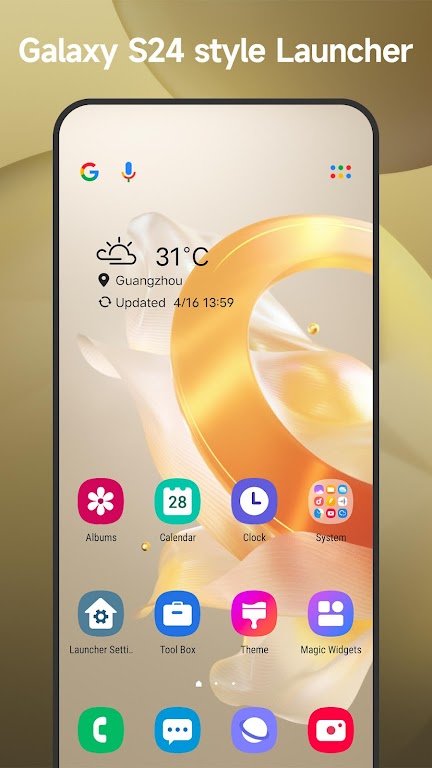 Cool S24 Launcher Galaxy OneUI Mod স্ক্রিনশট 1