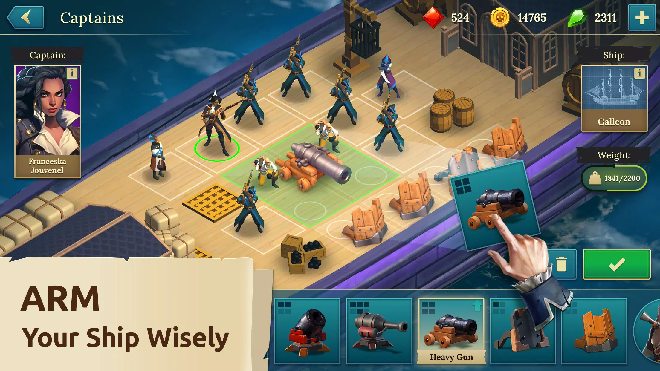 Pirate Ships・Build and Fight 스크린샷 2