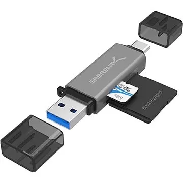 Affordable $7 Micro SD Reader Fits USB-A & USB-C