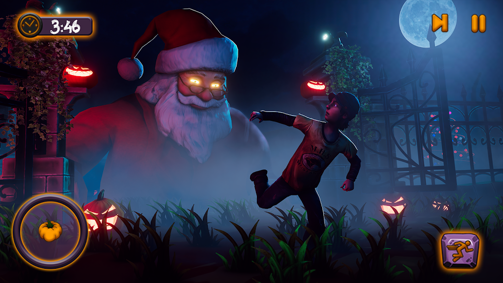 Scary Santa Horror Escape Game Captura de pantalla 3