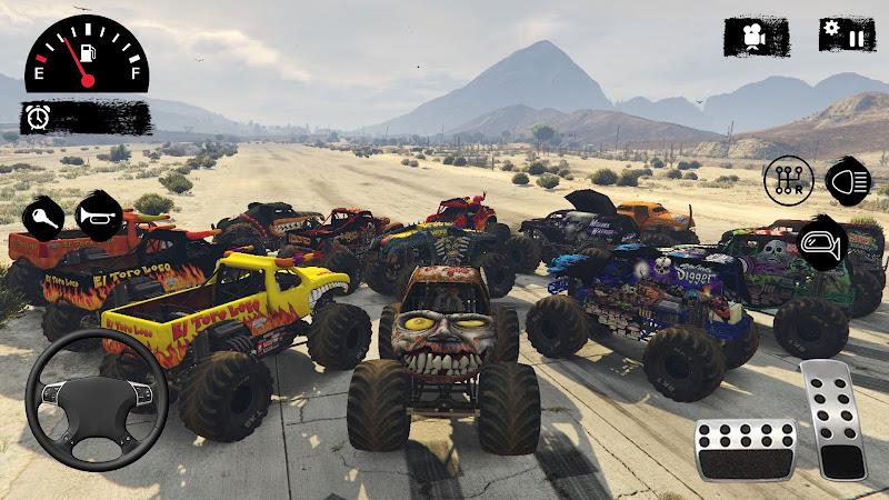 Hillock Monster Truck Driving Schermafbeelding 3