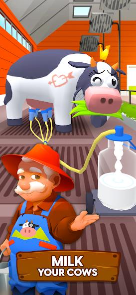 Milk Farm Tycoon Mod Capture d'écran 1