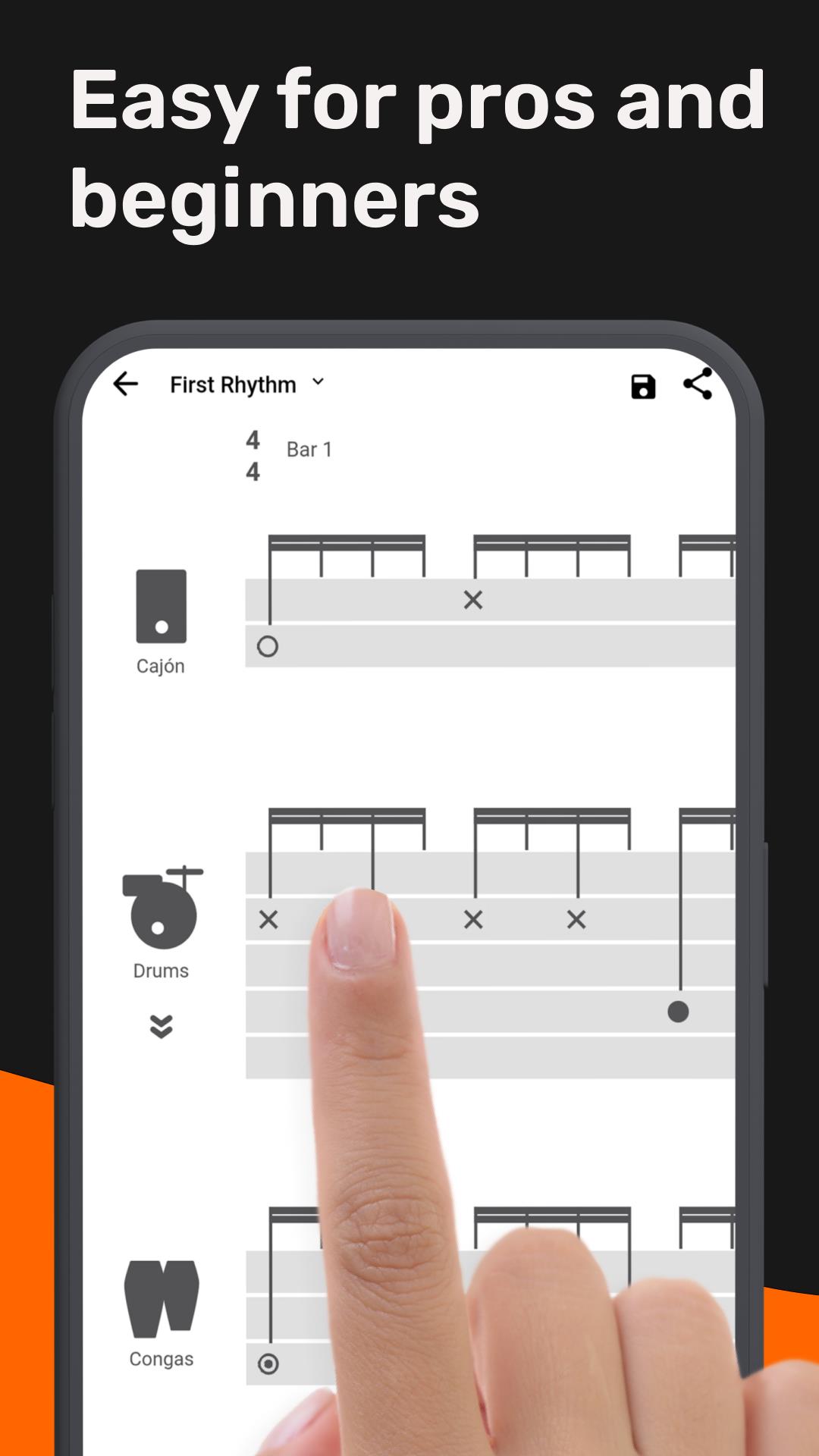 Schermata Drumap. The World of Rhythm 3