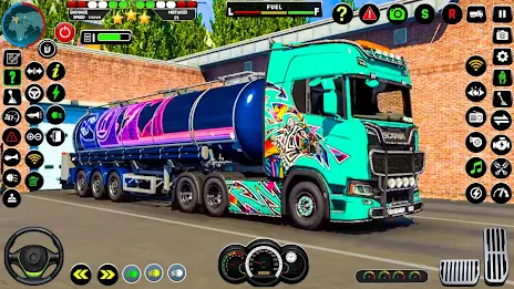 US Oil Tanker Truck Drive Sim Schermafbeelding 1