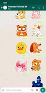 Animals Stickers WAStickerApps Ảnh chụp màn hình 2