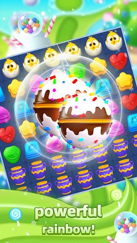 Sweet Candy Cat Puzzle Game Ekran Görüntüsü 1