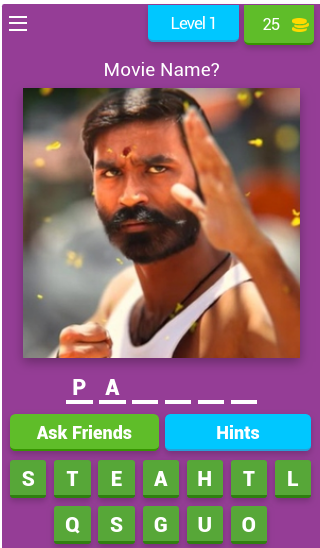Schermata Tamil Movies Quiz 1