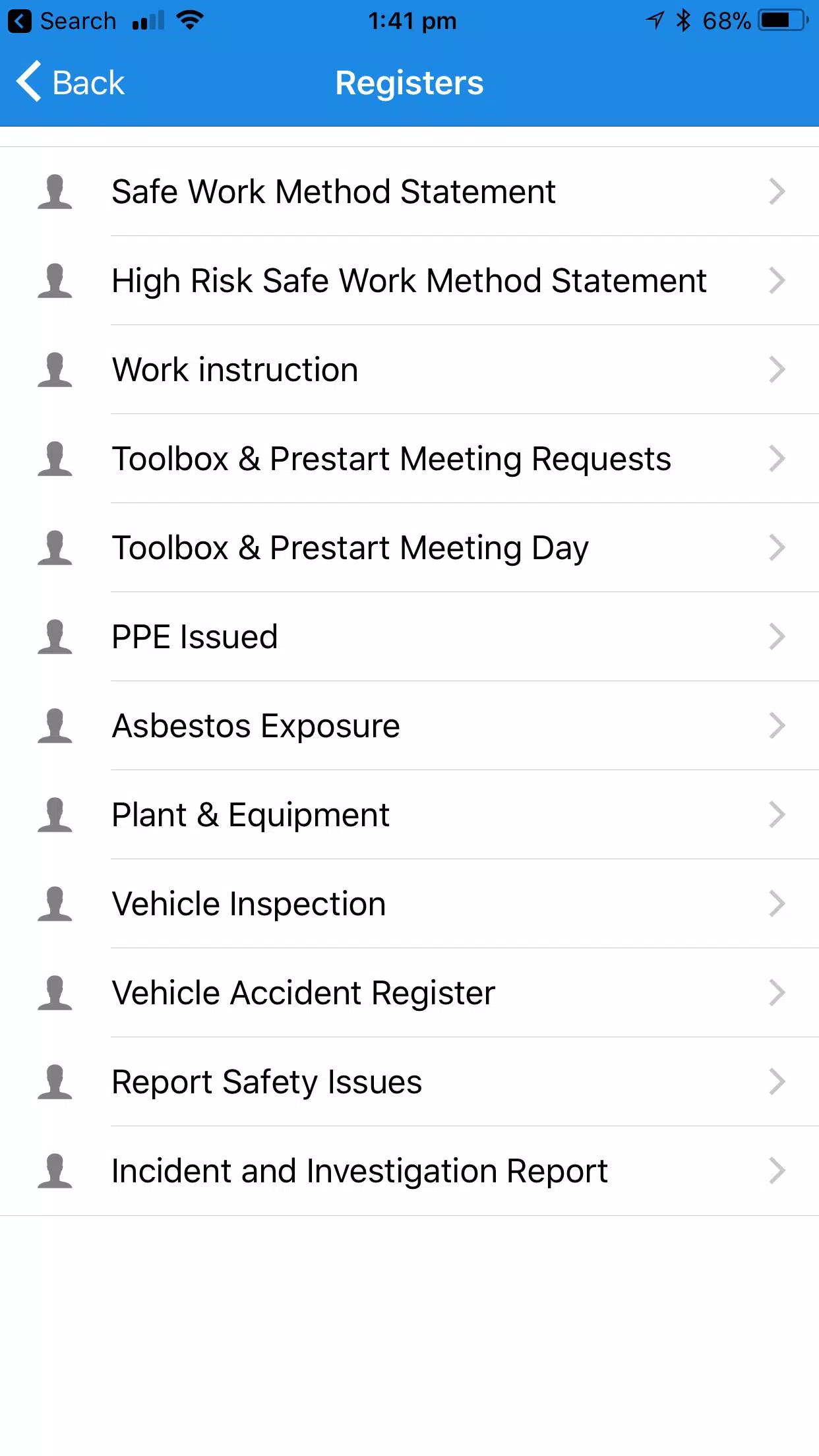 Safetyminder Screenshot 2