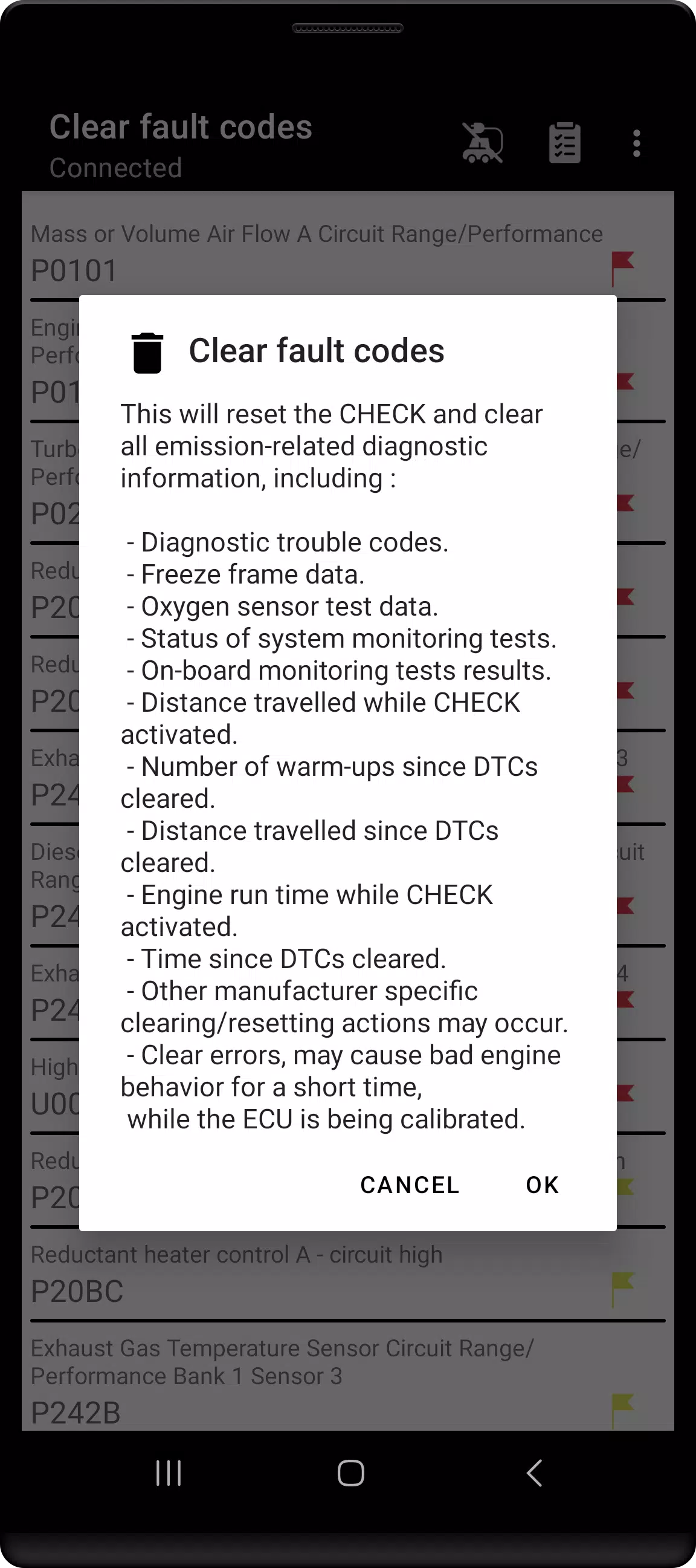 Tor OBD2 Diagnostics 스크린샷 4
