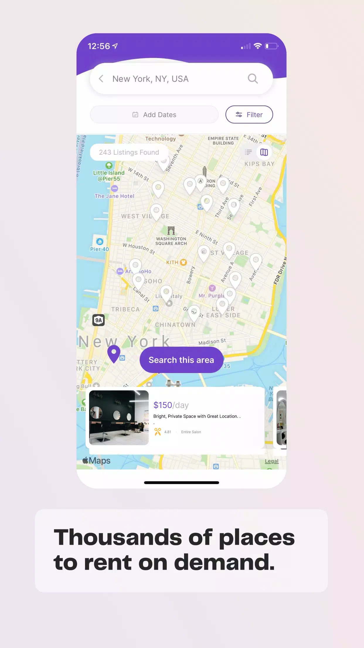 ShearShare: Find Space to Work Captura de tela 4