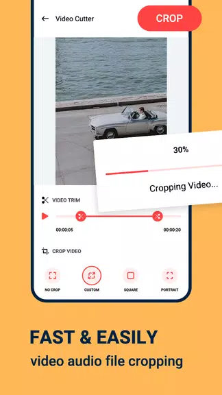 Video Cutter, Cropper, Audio C Ảnh chụp màn hình 4