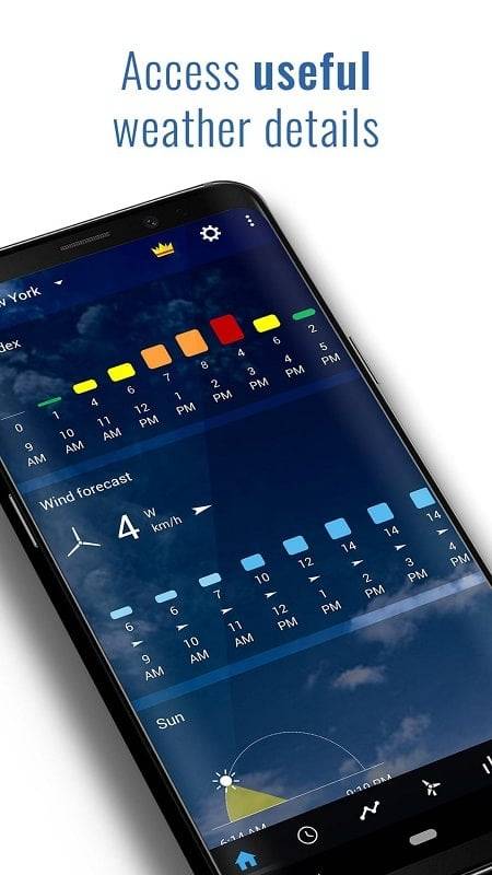 Transparent clock weather Pro ဖန်သားပြင်ဓာတ်ပုံ 2