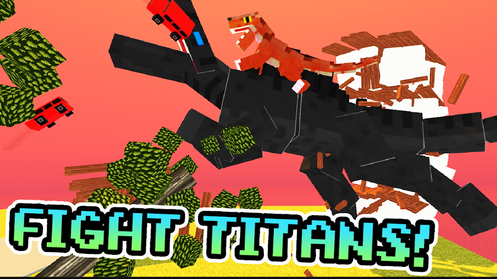 Blocky Titan Raptor Assault স্ক্রিনশট 2