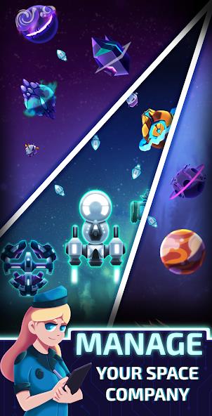 Idle Planet Miner Mod Tangkapan skrin 1