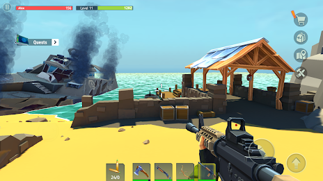 TEGRA: Zombie survival island ภาพหน้าจอ 2