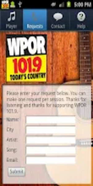 WPOR 101.9 Tangkapan skrin 3