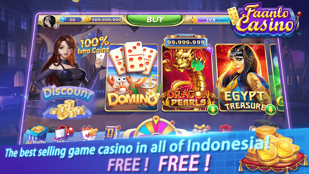 Faanlo Casino - 3D Domino Gaple Slots Online应用截图第1张