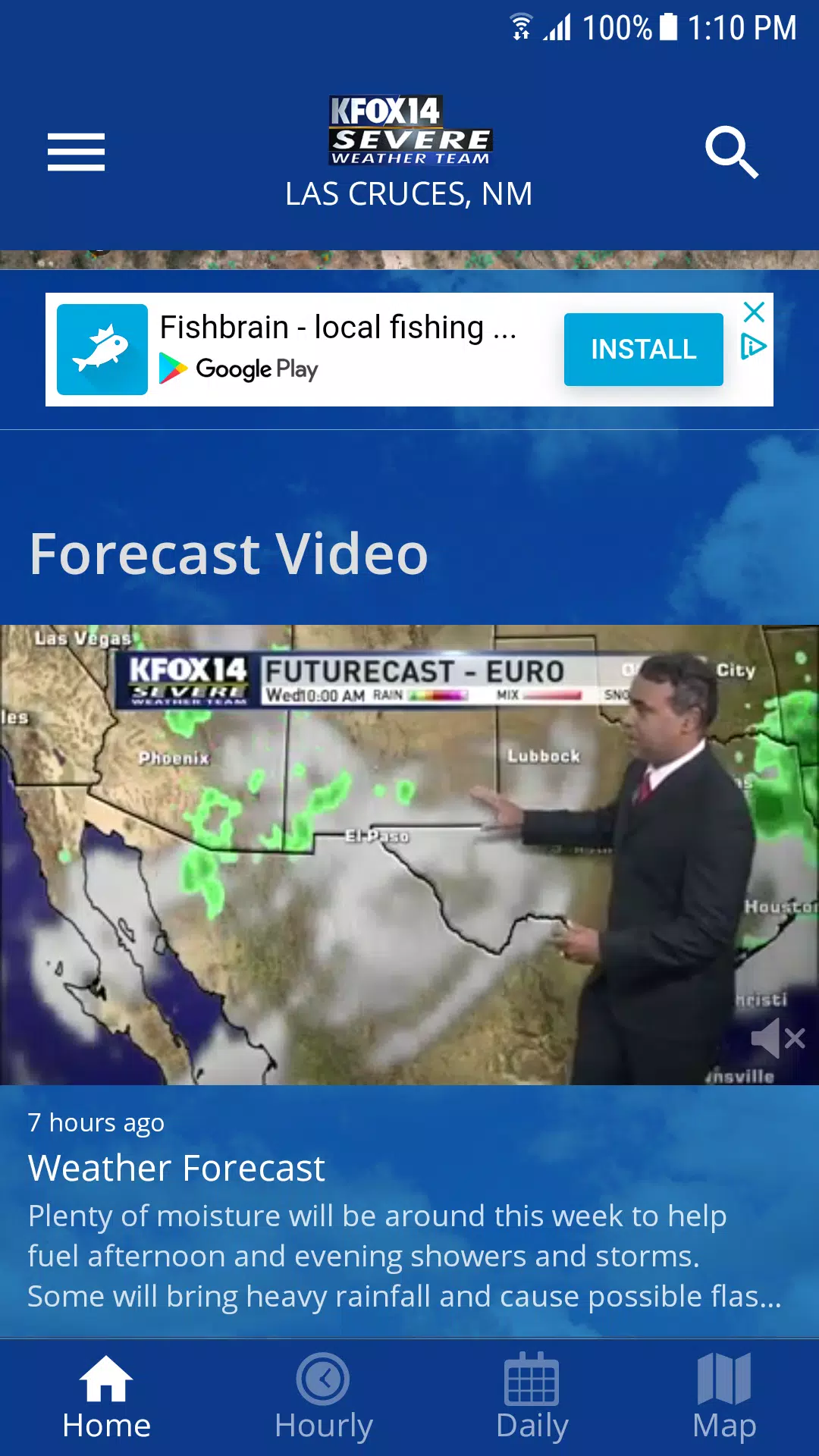 KFOX14 WX Screenshot 2