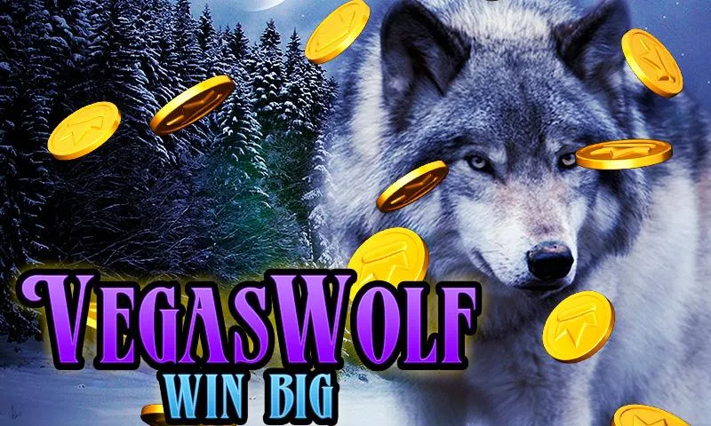 Vegas Wolf - Win Big Lucky Winter Slots 스크린샷 1