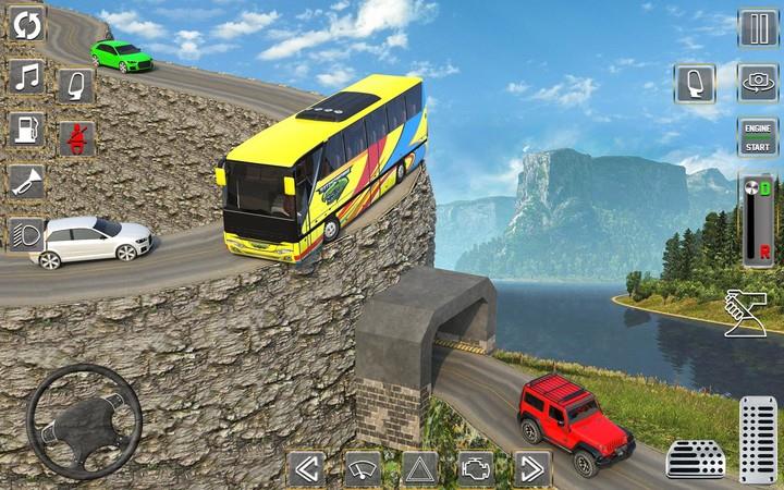 Uphill Offroad Bus Simulator Tangkapan skrin 2