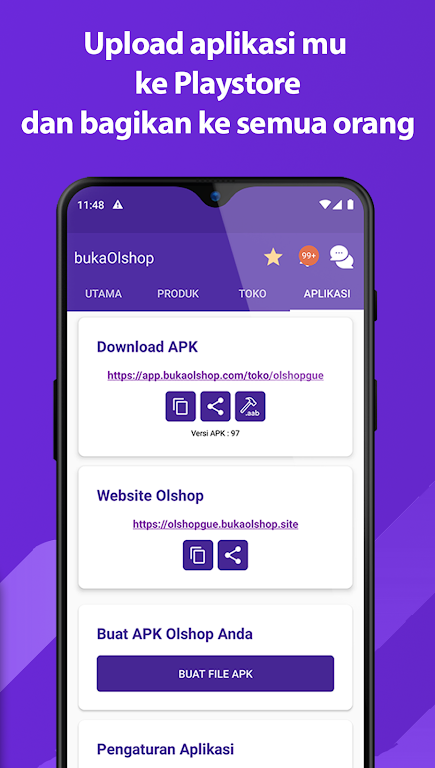 bukaOlshop - Buat App Toko Zrzut ekranu 3