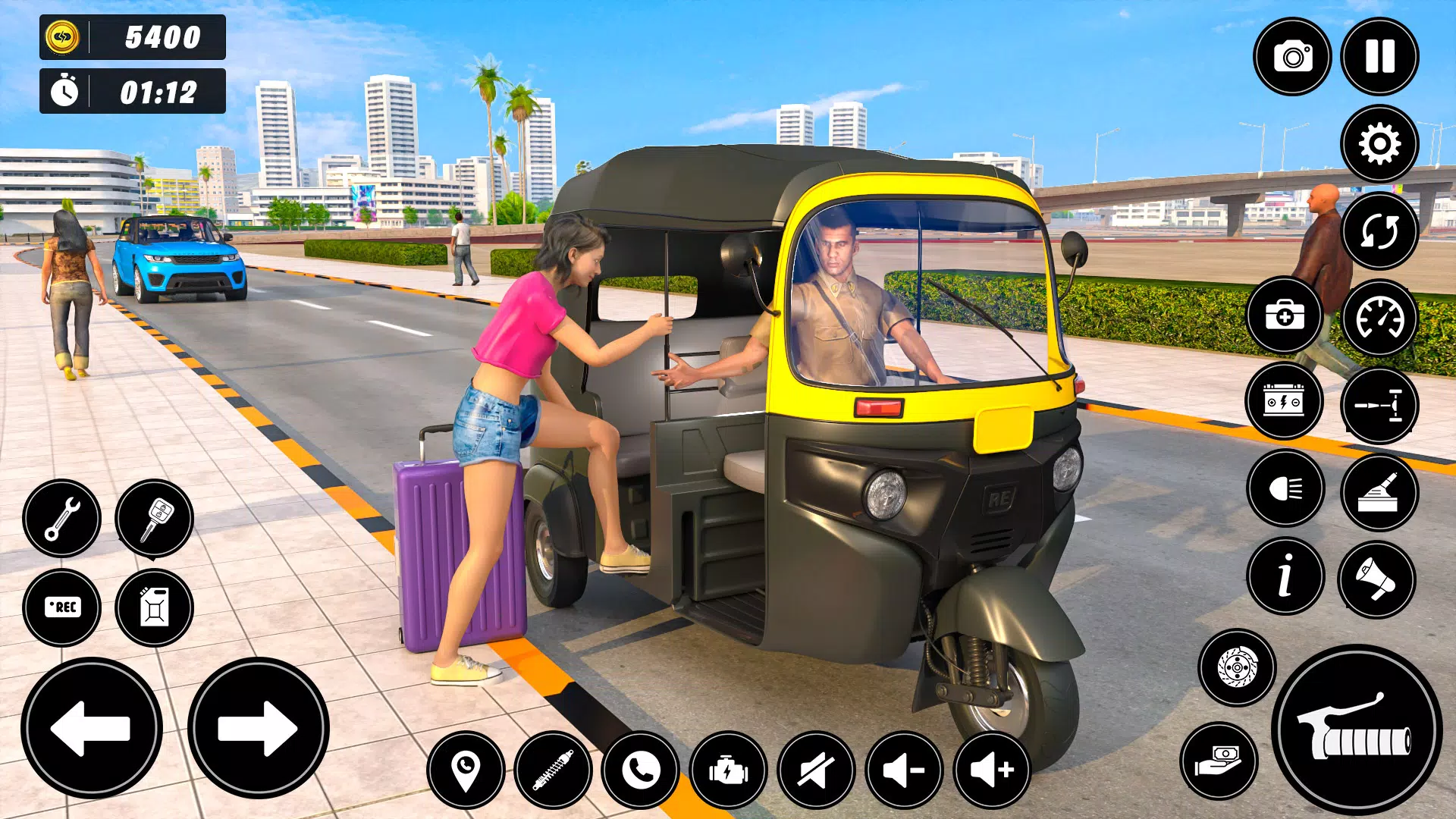 Auto Tuk Tuk Rickshaw Game スクリーンショット 2