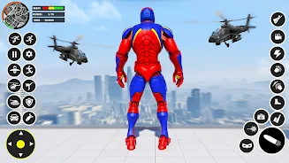 Spider Rescue- Rope Hero games Captura de pantalla 1