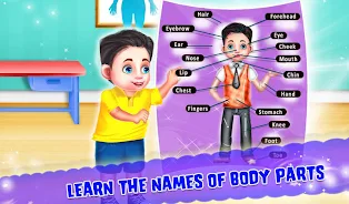 Kids Learning Human Bodyparts ภาพหน้าจอ 2