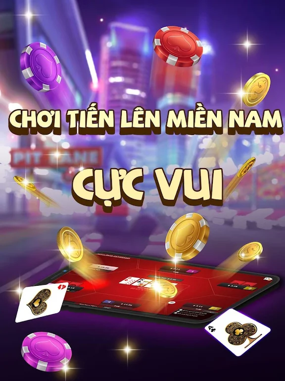 Tiến Lên: Tien len mien nam, tien len - OFFLINE Screenshot 1