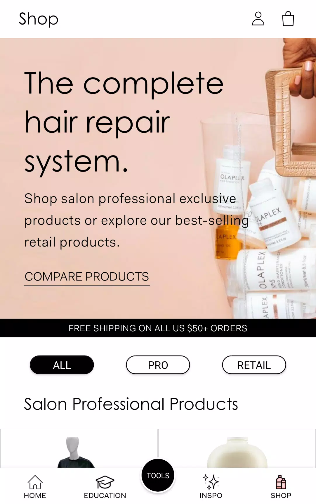 Olaplex Pro Capture d'écran 4